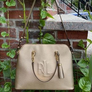 Metallic Gold Ralph Lauren Purse